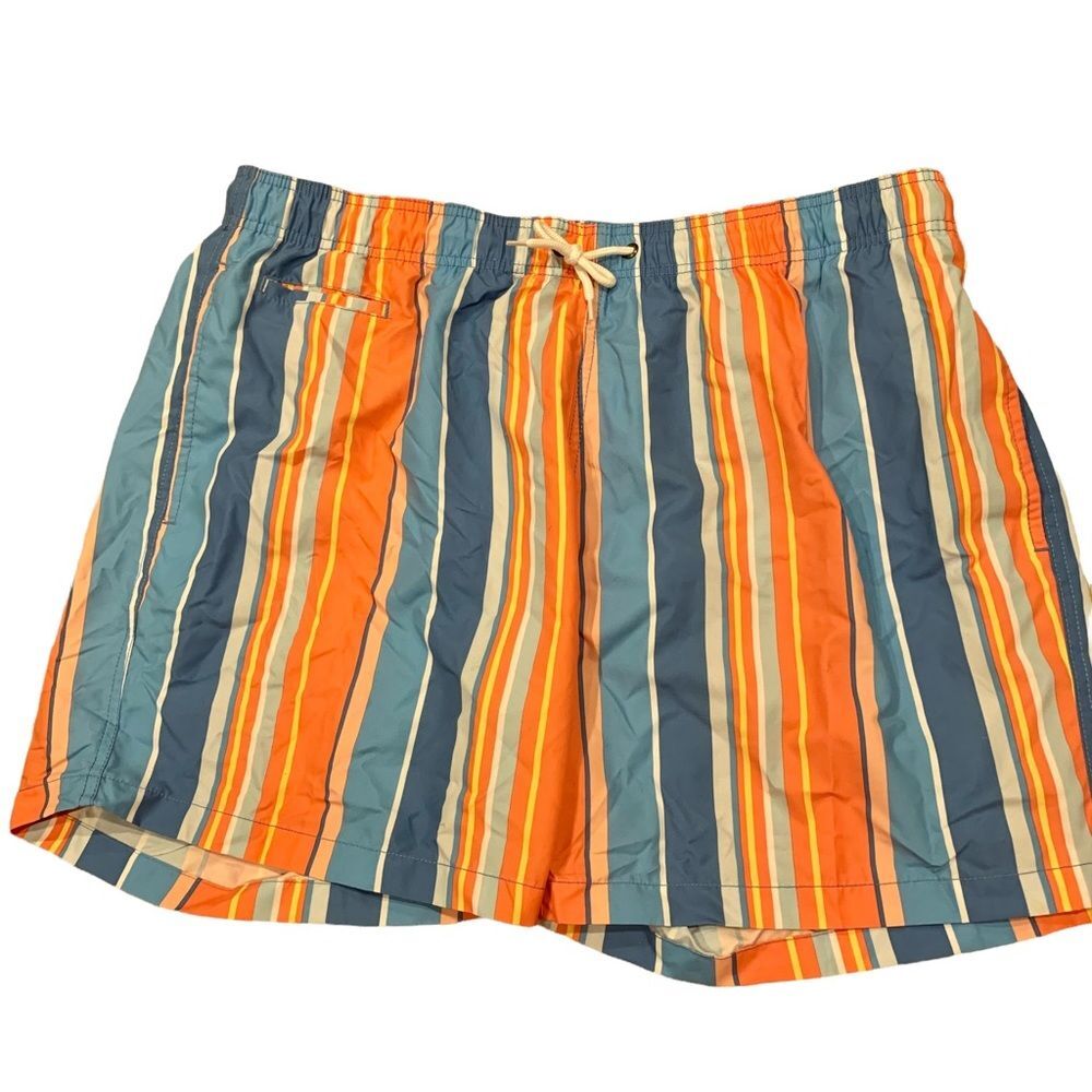 NWT‎ Trunks Surf & Swim Striped Swim Trunks XXL
